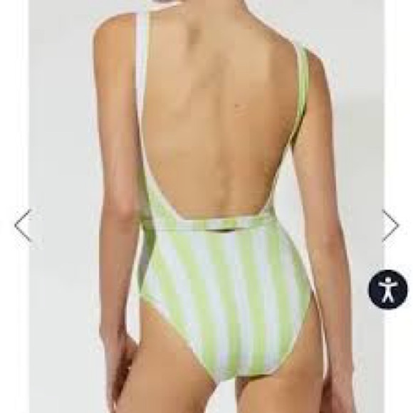 Solid & Striped - One Piece Bathing Suit (The Annemarie Belt 1 inch stripe ) - Picture 4 of 15